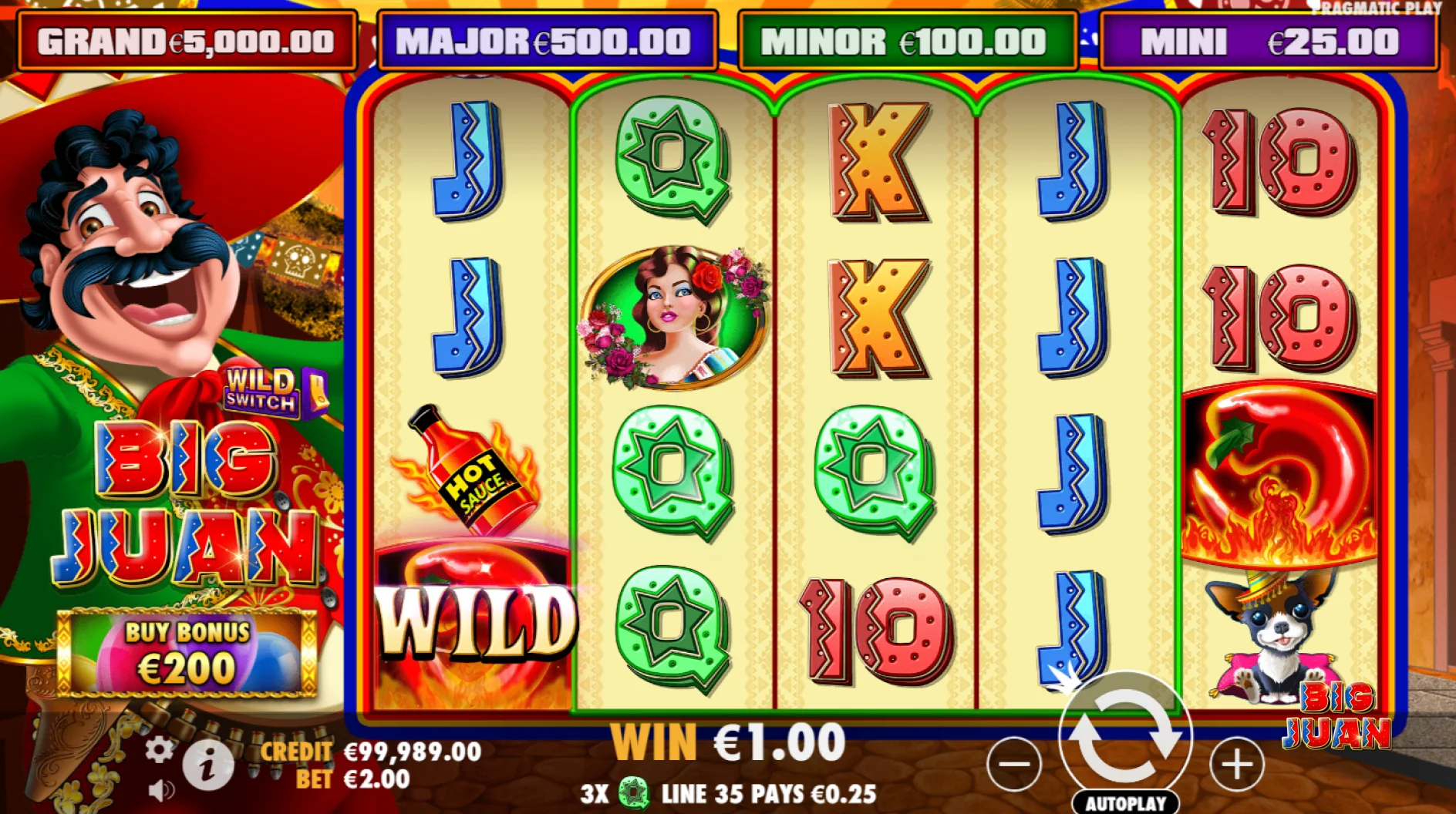 Big Juan Tragaperras Online