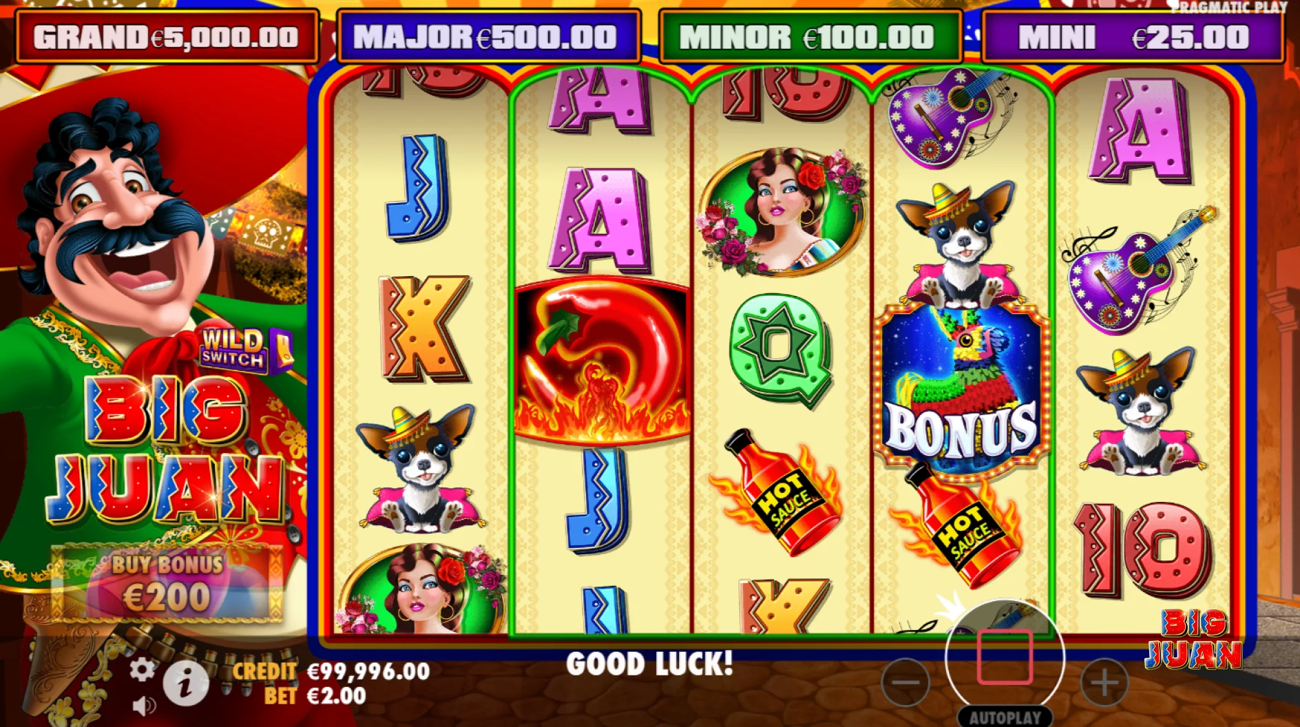 Big Juan Juego de Casino